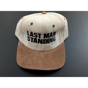 Vintage Last Man Standing Cast And Crew Promo Hat KC Caps Strapback OSFM Beige